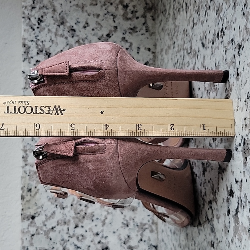 Samuelle Failli Lipstick Suede Cristina 90 heels - Picture 8 of 16